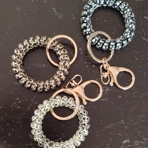 3pc Key Ring Wristlets